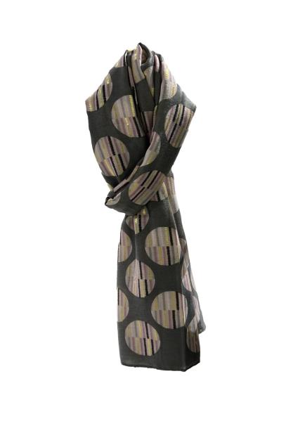 Foulard cerchi lurex