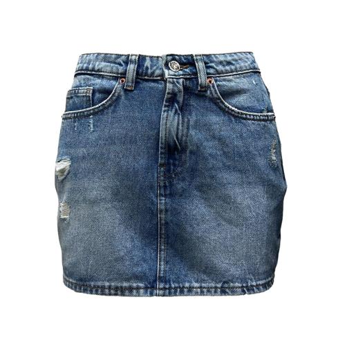 Minigonna jeans medio