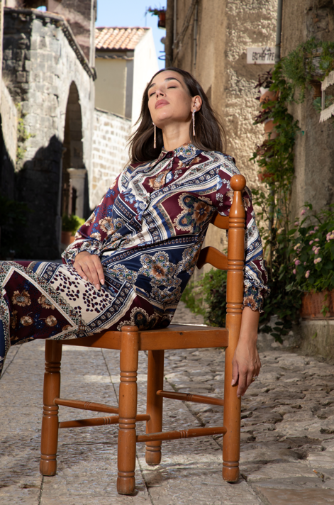 Camicia st.quadro-fiore